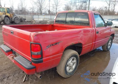 1997 Dodge Ram 1500 Lt from USA, damaged, VIN 1B7HC16YXVS103418